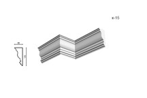 Гладкий карниз К15