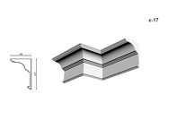 Гладкий карниз К17